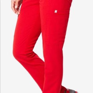 Figs Yola red scrub pant